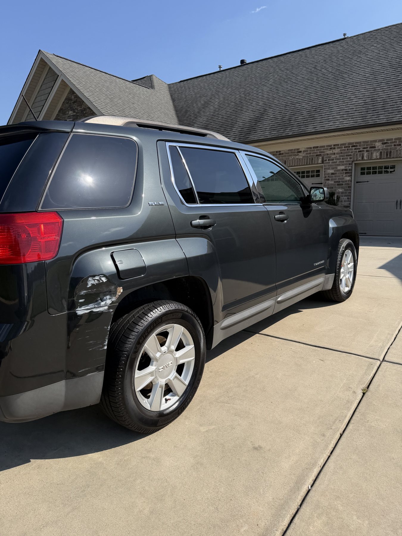 Clean GMC Terrain exterior after mobile detailing